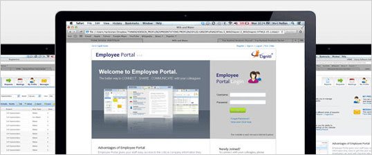 Cygniti’s employee portal