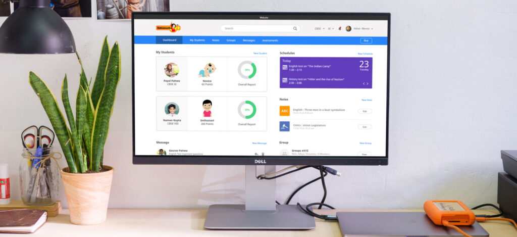 Extramarks EdTech Platform UI UX Design Transformation