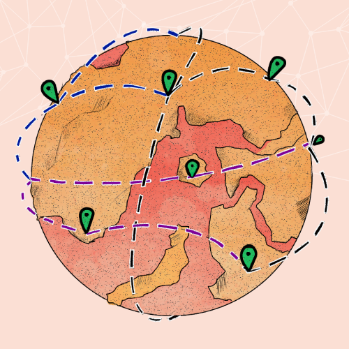 Geographic Network Diagram