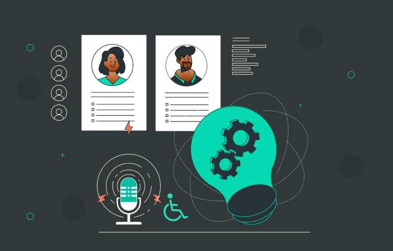 Pictorial representation of personalized experiences powered by user personas.