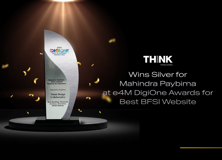 Think Design Wins Silver for Mahindra Paybima at e4M DigiOne Awards